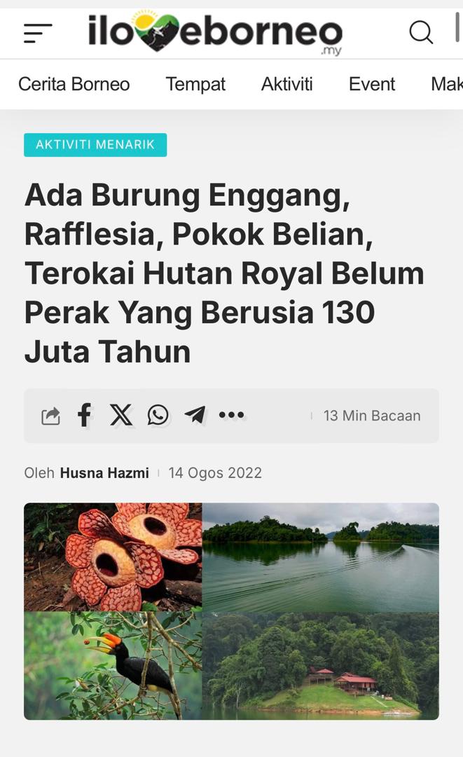 Royal Belum Article